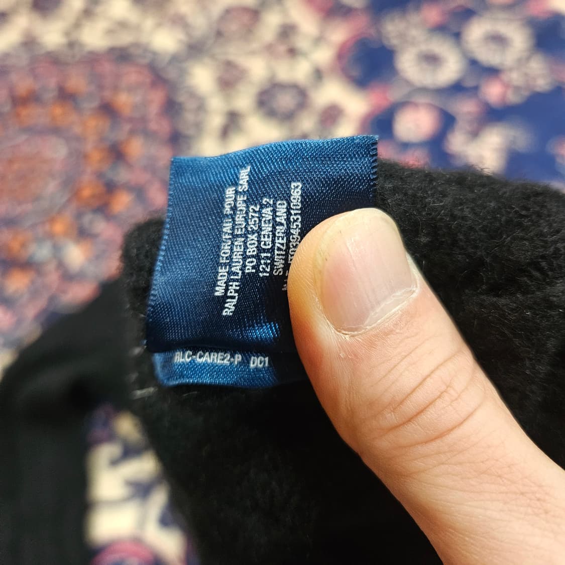 랄프로렌 캐시미어100 꽈베기 꽉붙핏 니트 스웨터 상품이미지7