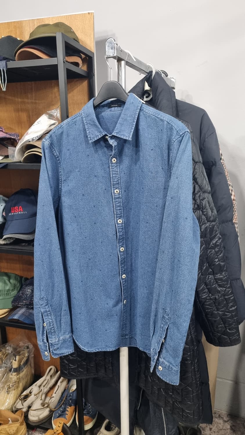 DENHAM(덴함) 봄 청남방 95(가슴단면50) 상태매우좋음 상품이미지1