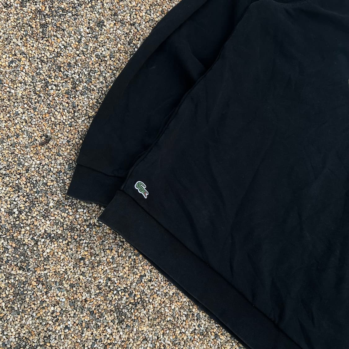 라코스테 스포츠 블랙 빅로고 맨투맨 상품이미지3