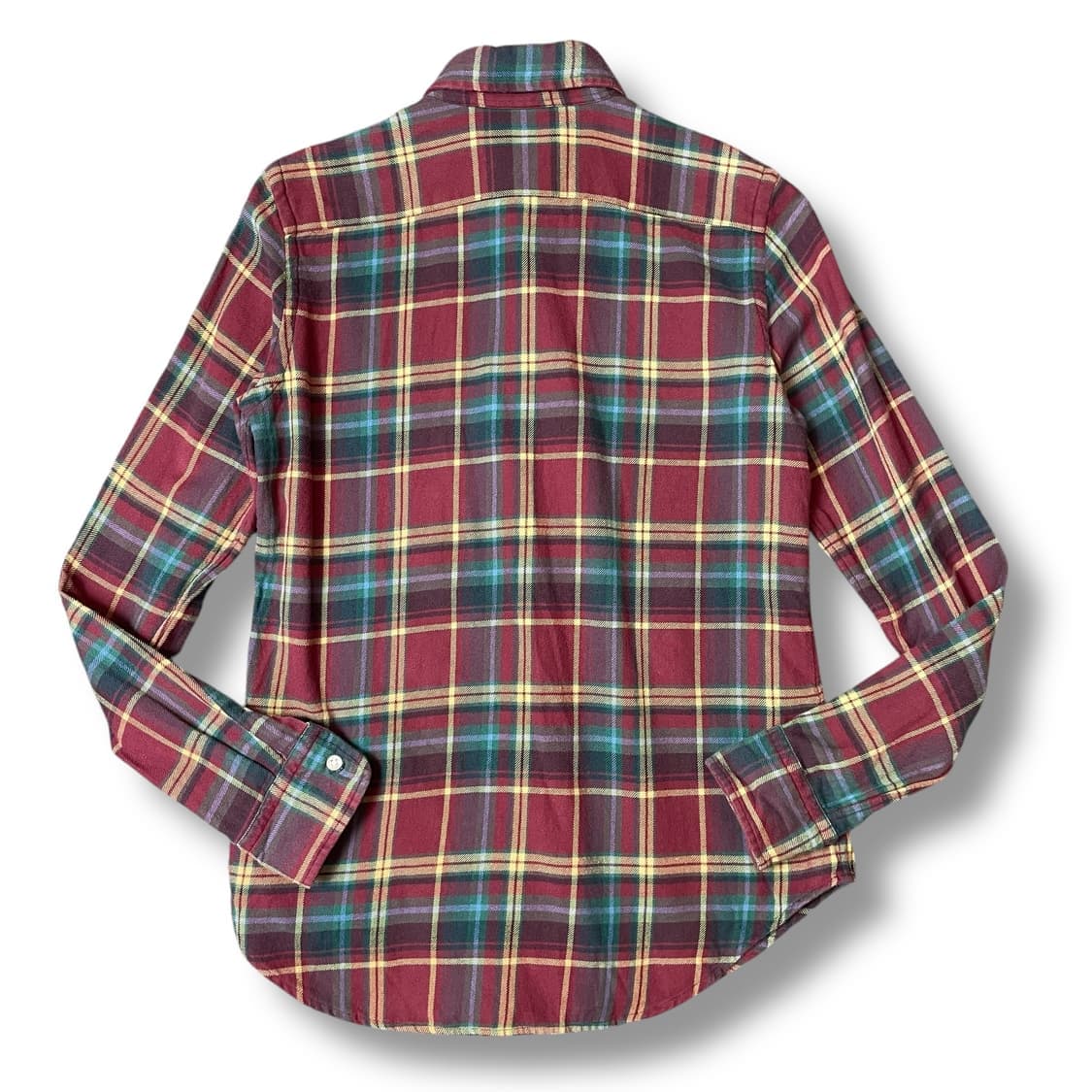 폴로 랄프로렌 배색체크 클래식핏 긴팔 셔츠 XS 상품이미지3