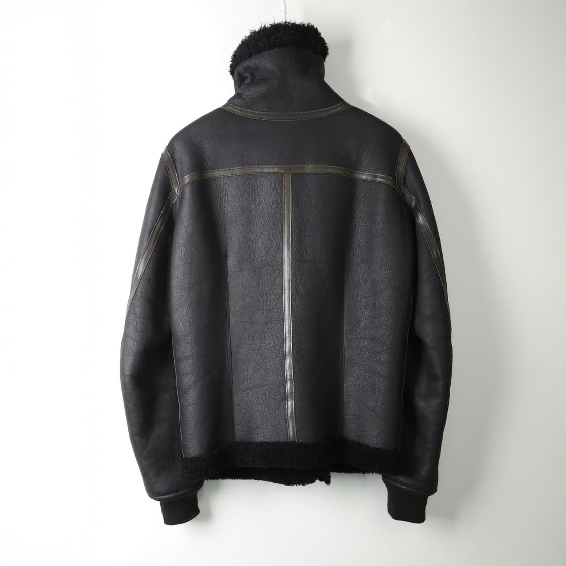 L / Rick Owens 릭오웬스 아카이브 하이넥 무스탕 자켓 상품이미지2