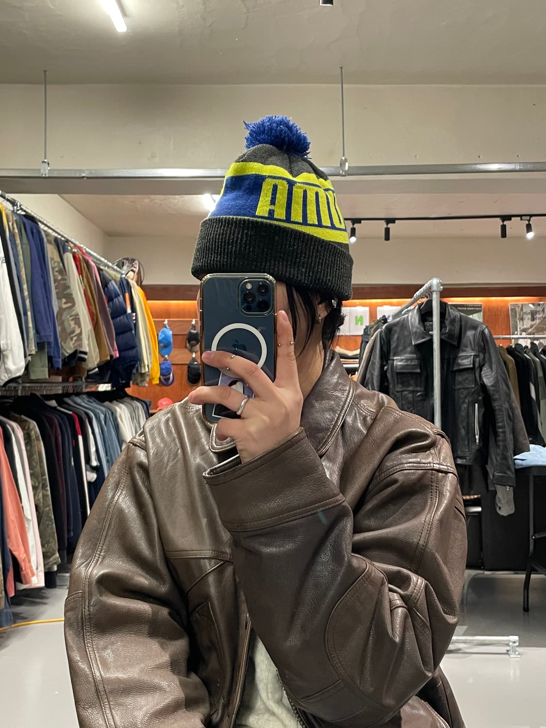 푸마 폼폼 비니 상품이미지1