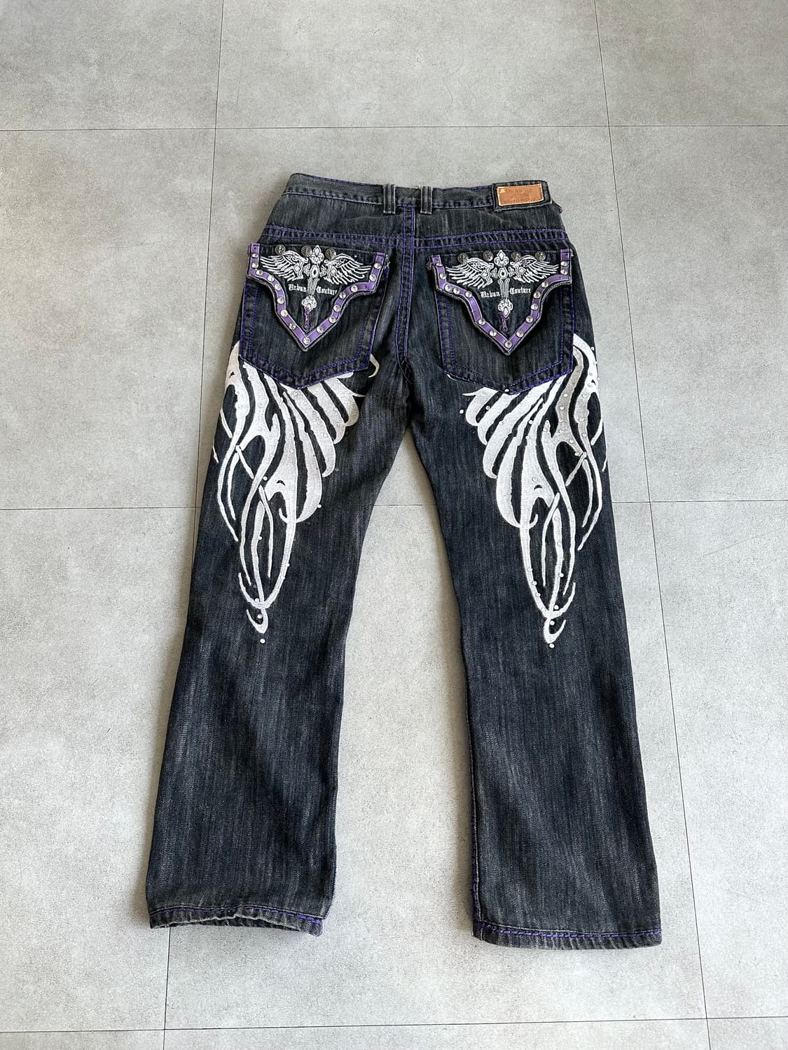 Victorious VTG 퍼플 윙 데님팬츠 상품이미지5