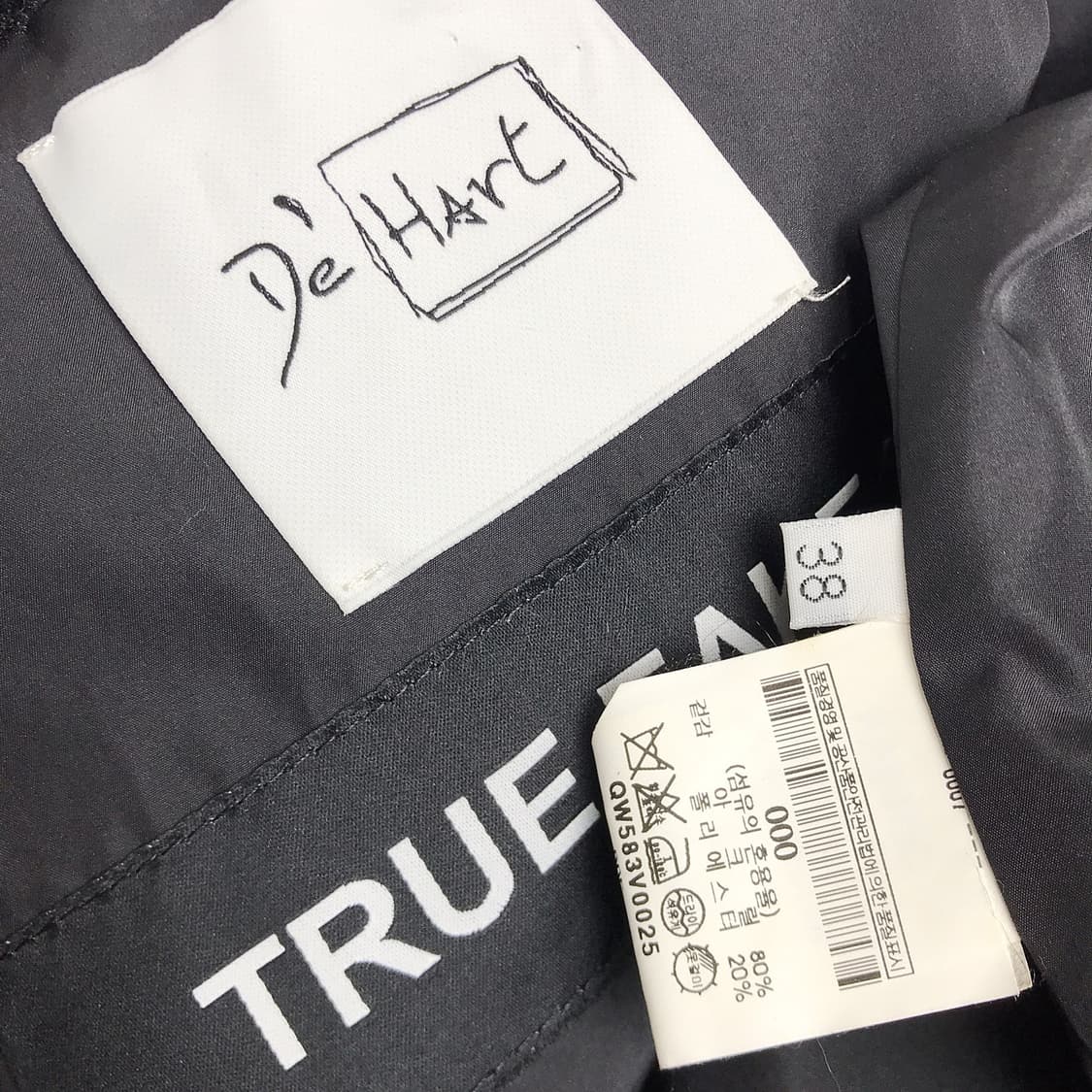 디하트 De'Hart 페이크퍼 하프 코트 여성38 상품이미지9