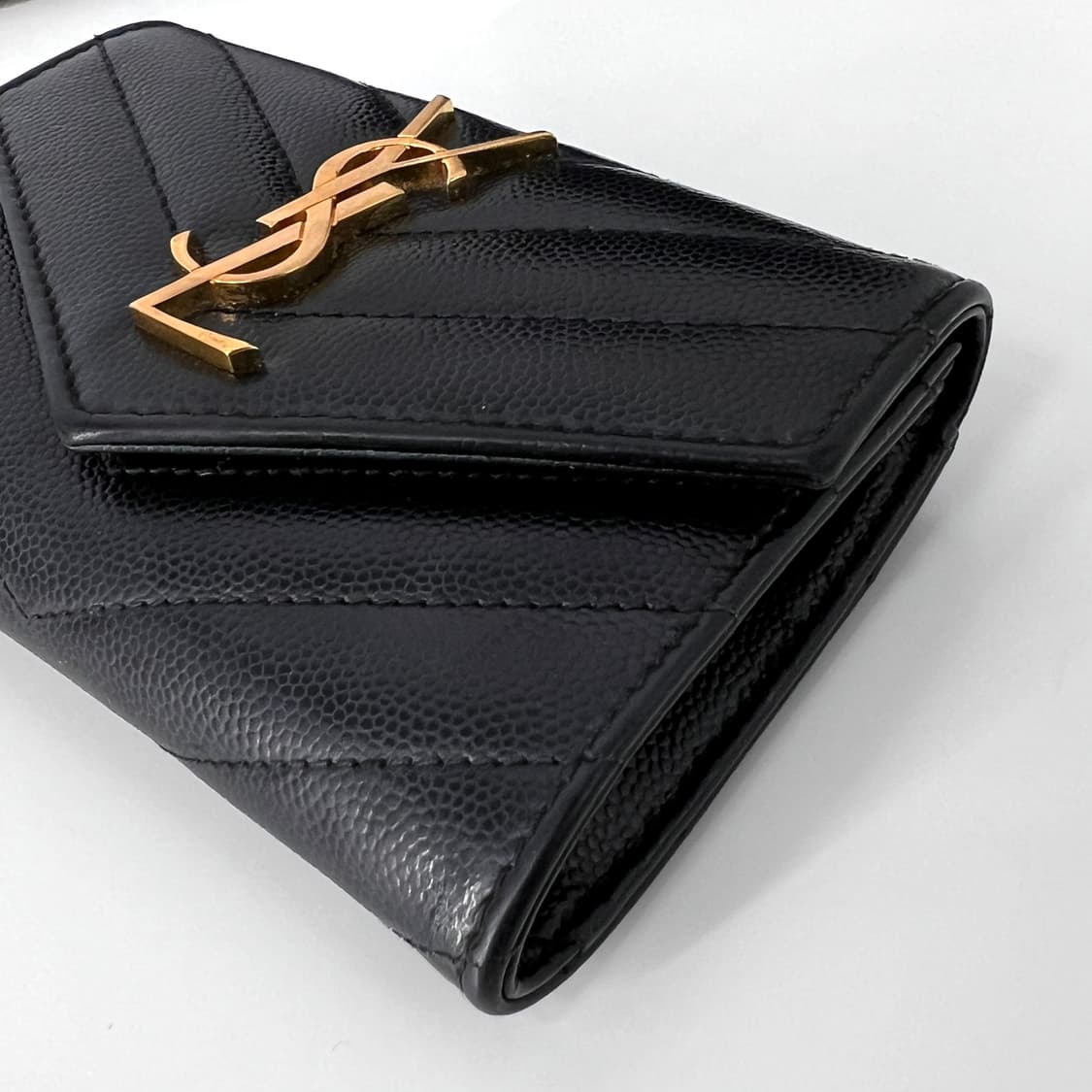 생로랑 엔벨로프 여성 카드지갑 블랙 (414404) 상품이미지6