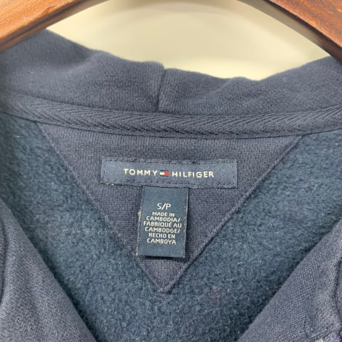 타미힐피거 스펠아웃 네이비 후드집업 상품이미지6