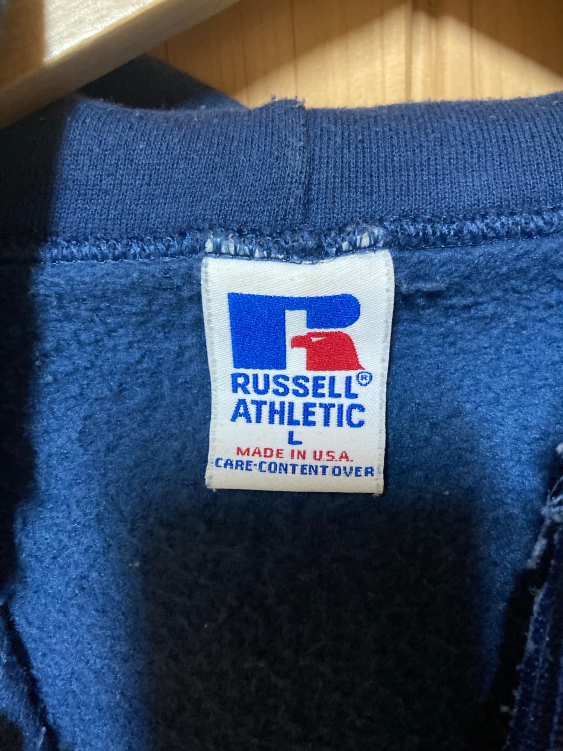 러셀 후드집업 made in USA 네이비 상품이미지2