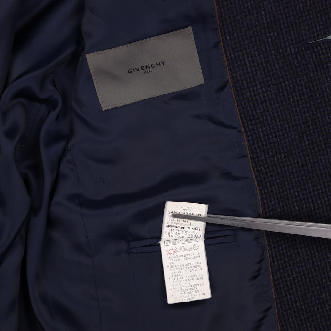 [L] 지방시 고급라인 잔체크 울 블레이져 자켓 3879 상품이미지8