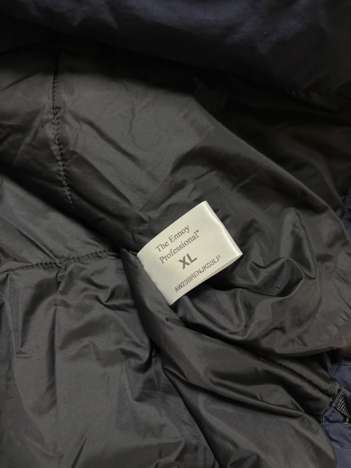 엔노이 ENNOY 23aw 패디드 자켓 네이비 XL 상품이미지6