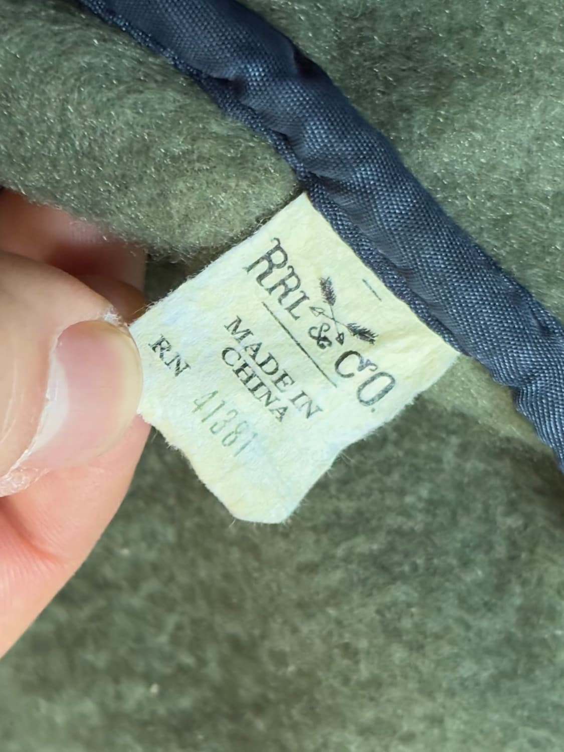 RRL 더블알엘 네이비 헬멧 백 상품이미지9