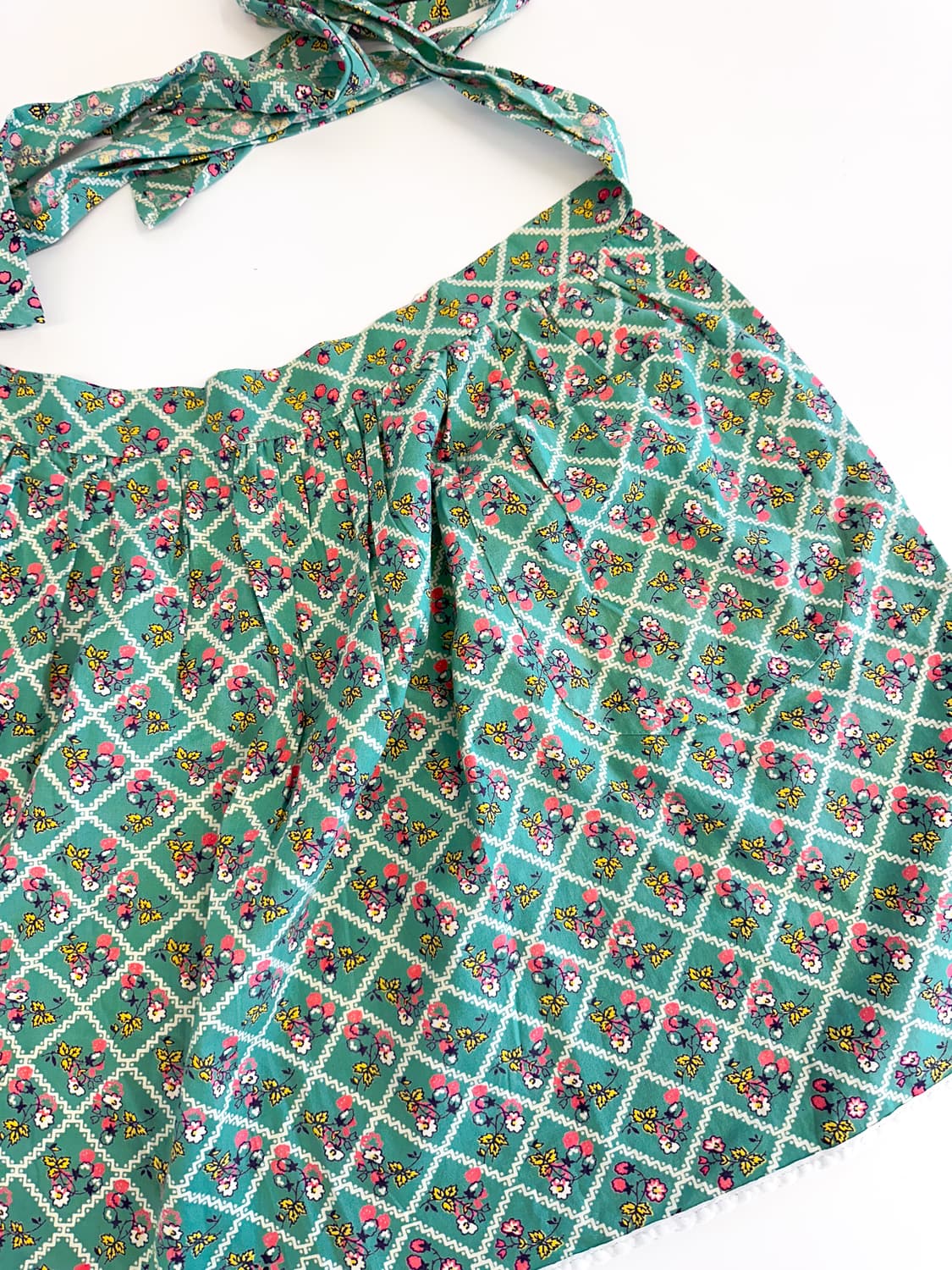 🌼💚빈티지 산딸기 플라워 하프 에이프런🍓🌿 상품이미지8