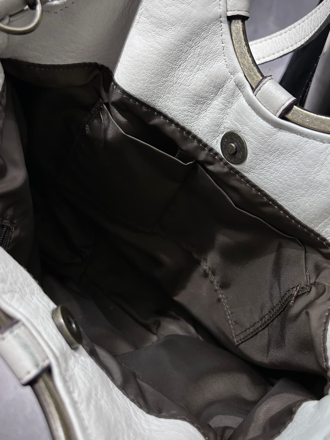 rare* 디젤 빈티지 링 핸들 시퀀 백 상품이미지4