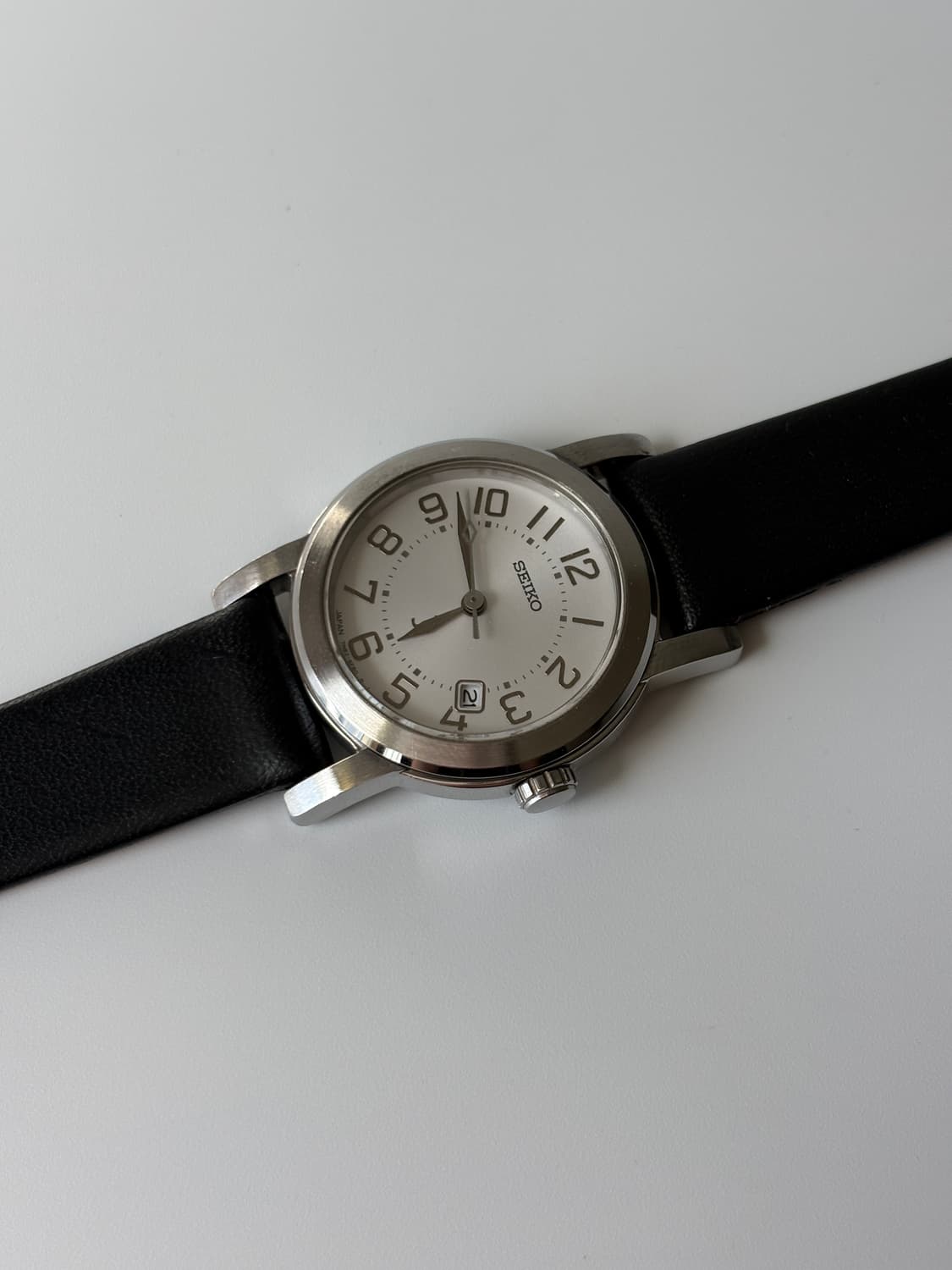 1990s Arabic Index Silver Ladies Quartz 상품이미지2