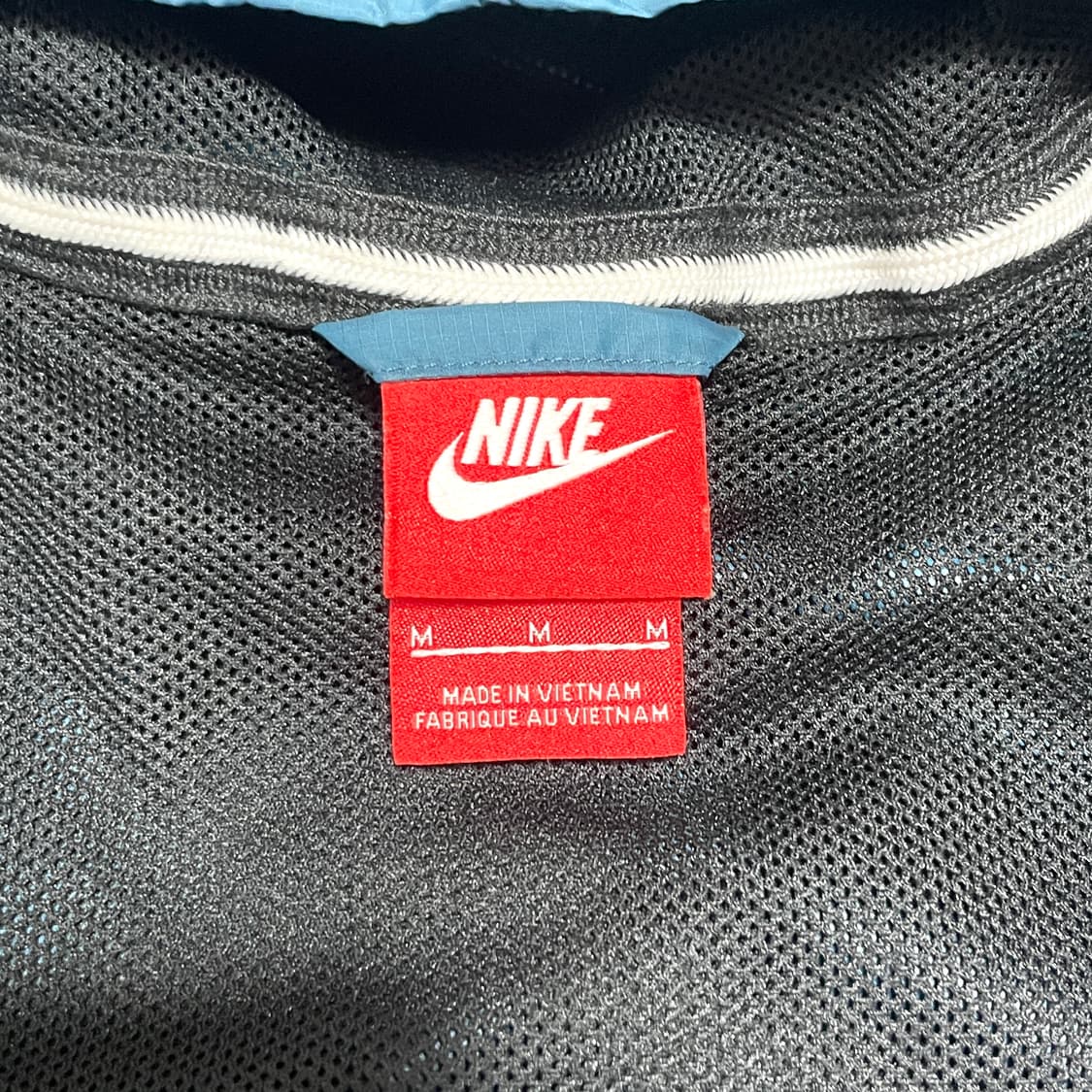 나이키 스펠로고 블루 나그랑 윈드브레이커 바람막이 남성M 상품이미지4