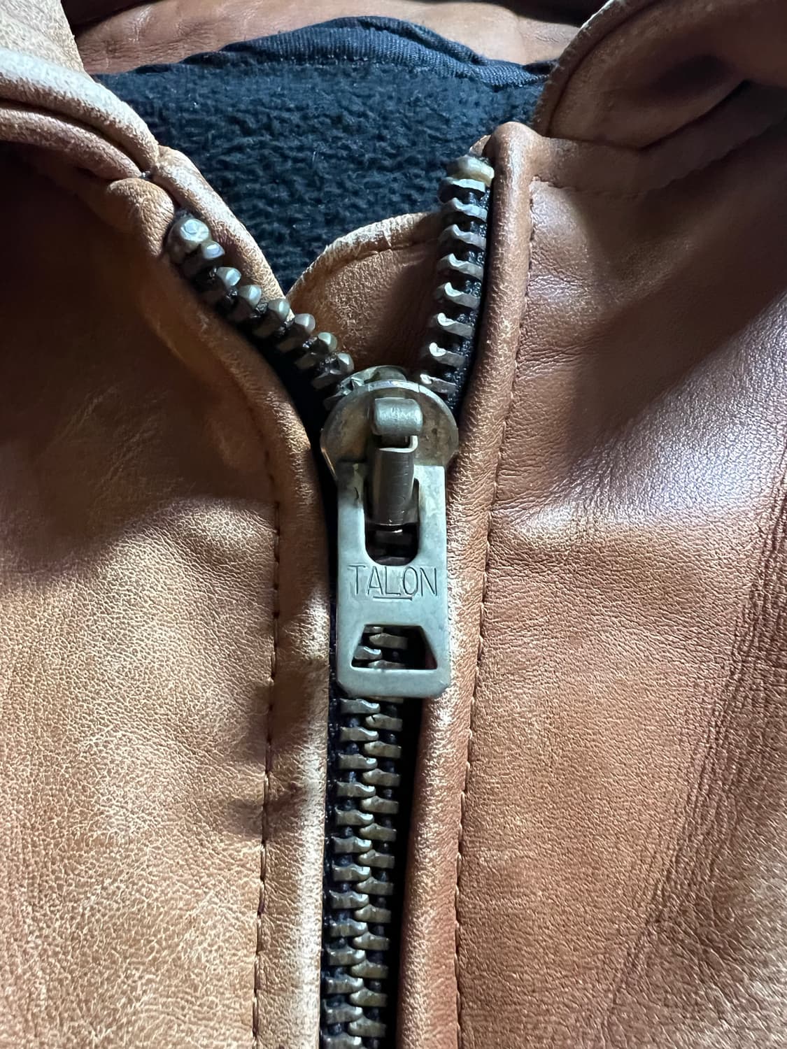 빈티지 Vanson 밴슨 소가죽 스포츠 레더 자켓 상품이미지3