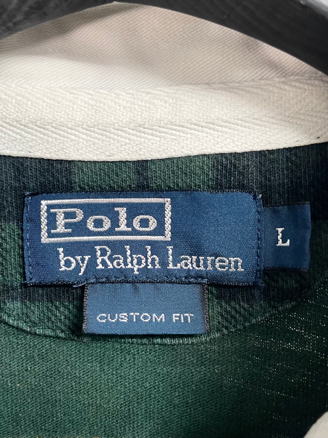  폴로 랄프로렌 빅포니 블랙와치 pk 럭비 카라긴팔티 (on.262) 상품이미지9