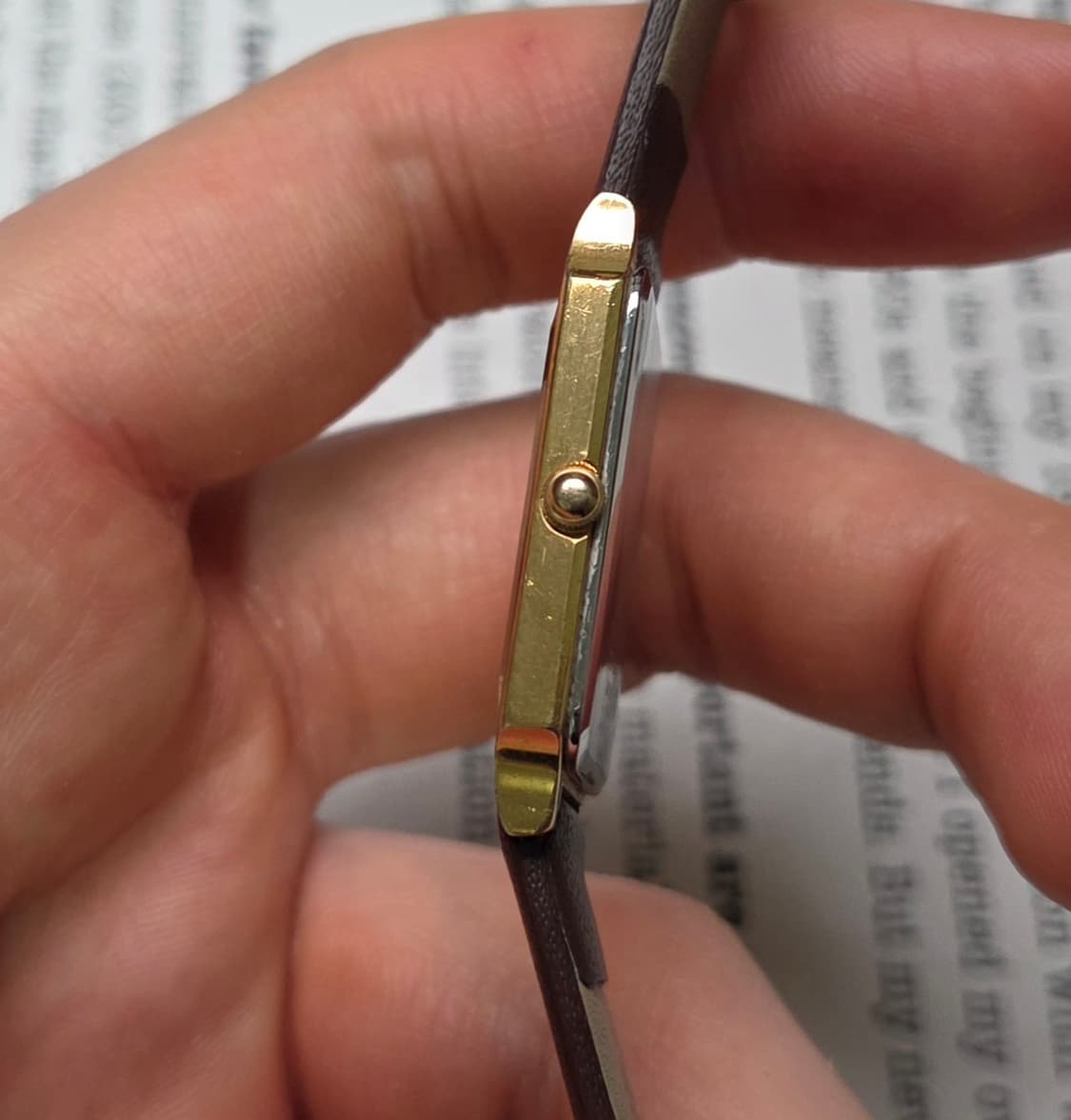 레어] 빈티지 세이코 아크(ARC) 탱크 샴골판 칼침핸즈 슬림쿼츠   상품이미지6