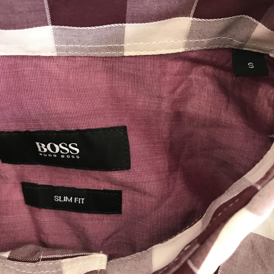 휴고보스 HUGO BOSS 국내판 체크셔츠 [95] 상품이미지5