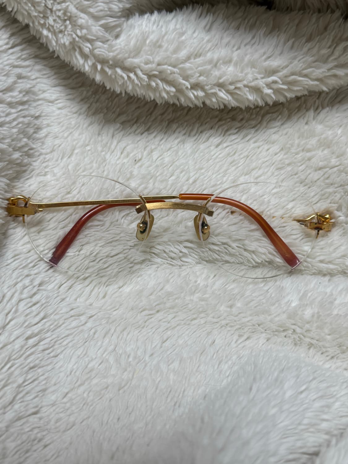 까르띠에 무테 골드안경 상품이미지1