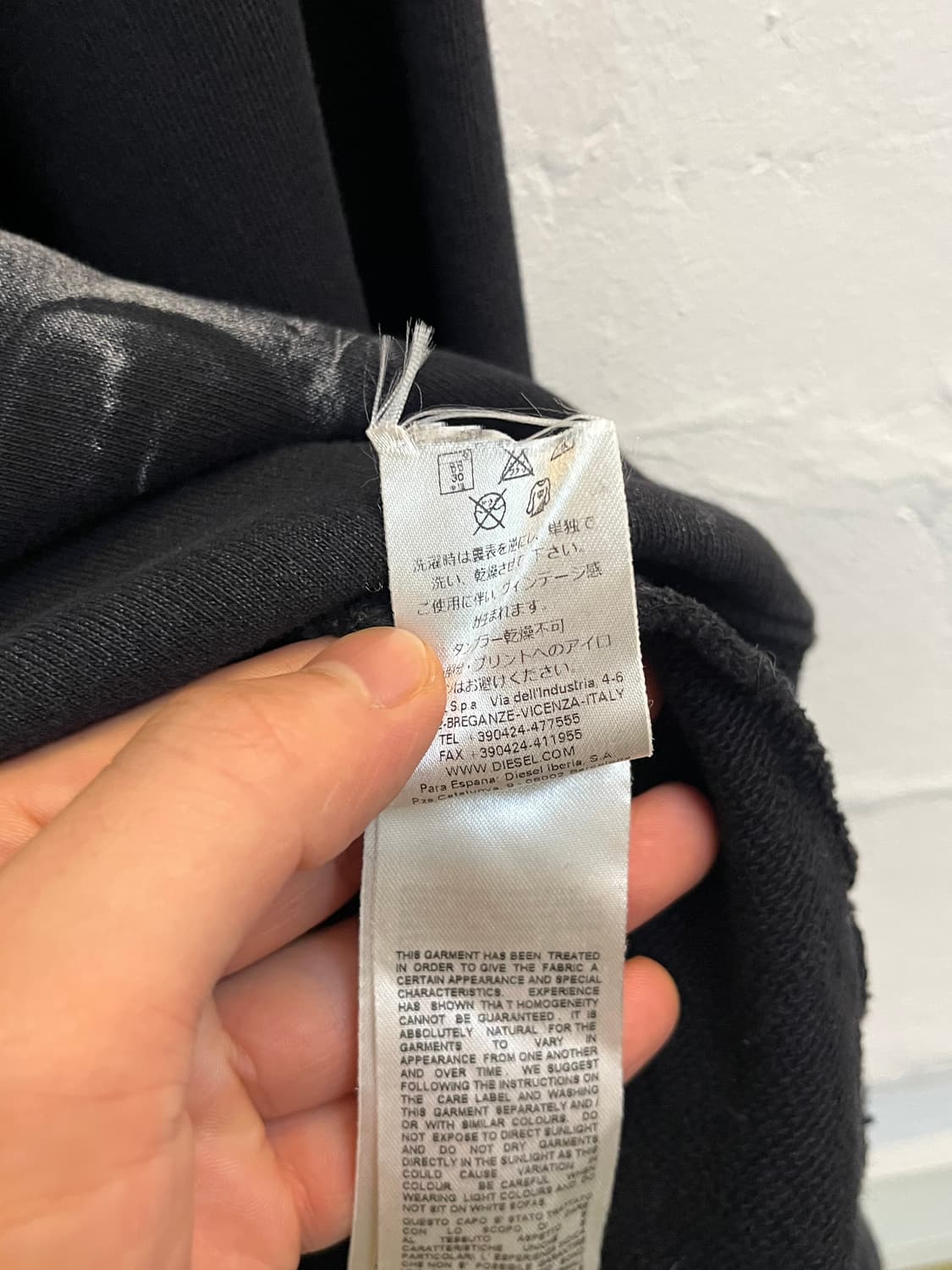 Diesel 울프 프린팅 스웨트 셔츠 Women M 상품이미지6