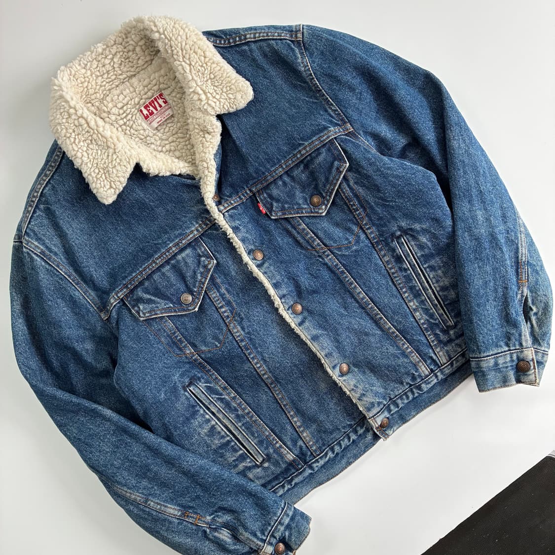 Levis  리바이스 80,s 데님 쉐르파 자켓 상품이미지2