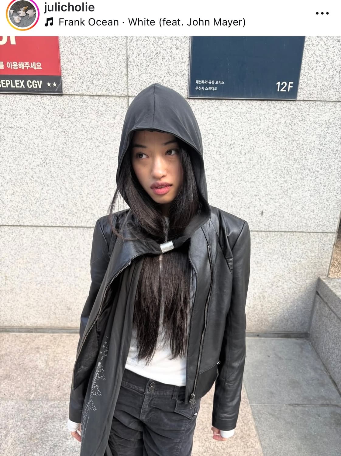 혜인서 그래픽 후드 머플러 상품이미지5