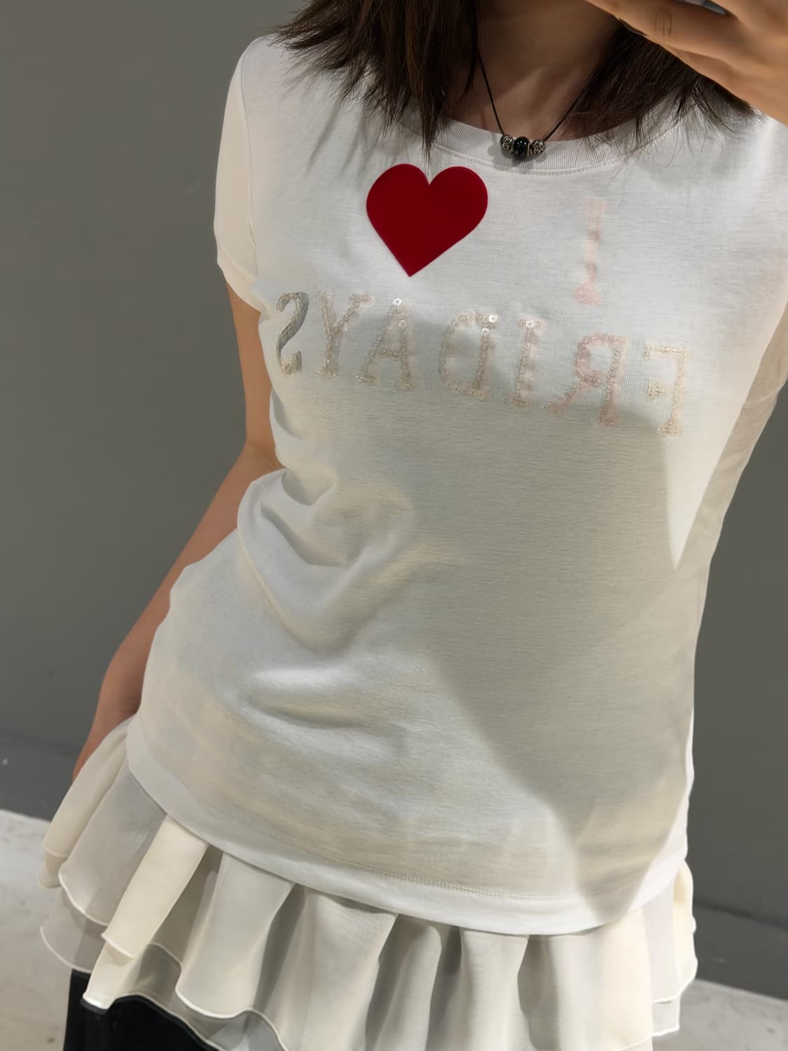 I ♥︎ FRIDAYS lettering t-shirt  상품이미지4