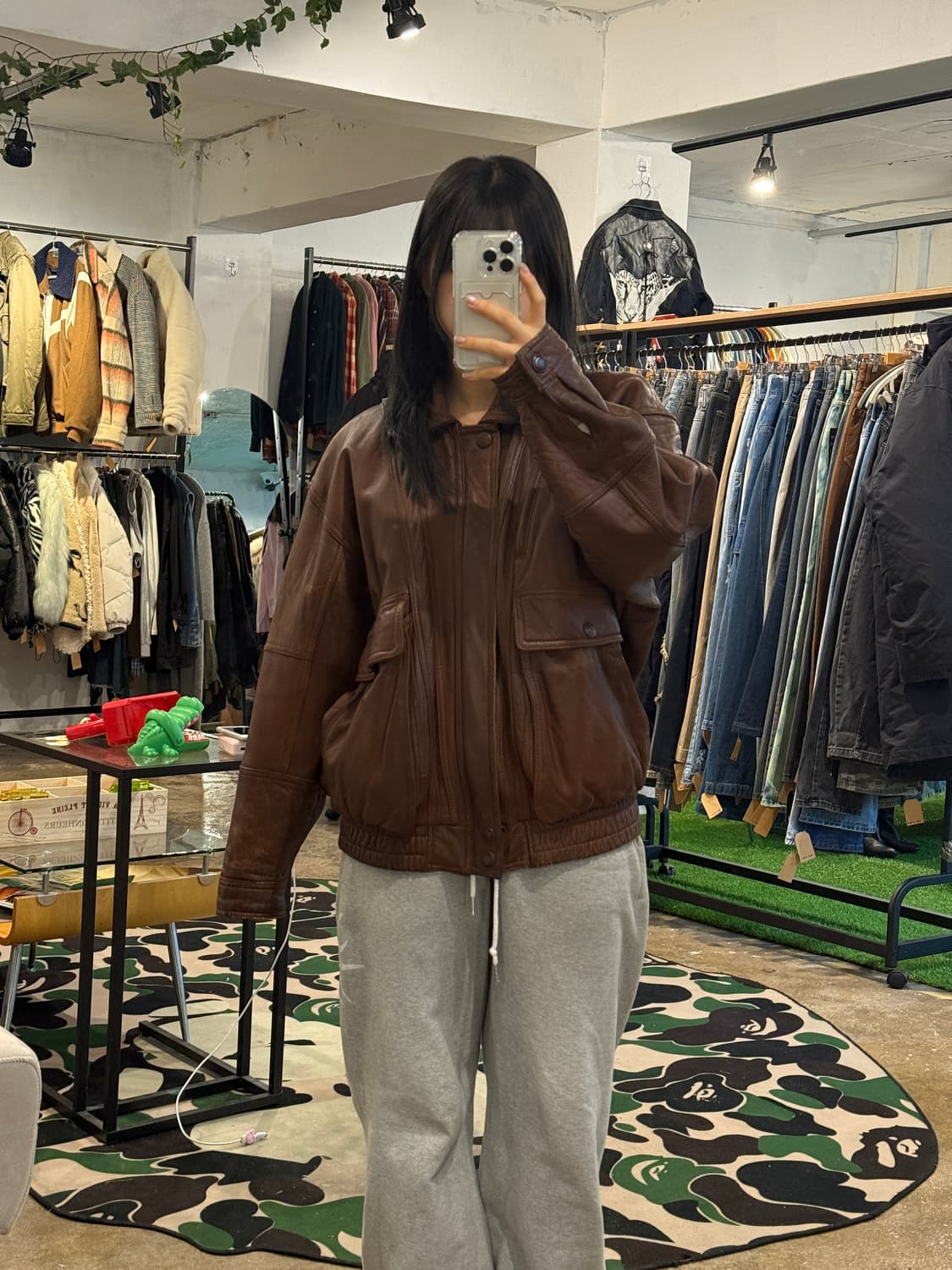 빈티지 가죽 자켓 상품이미지6