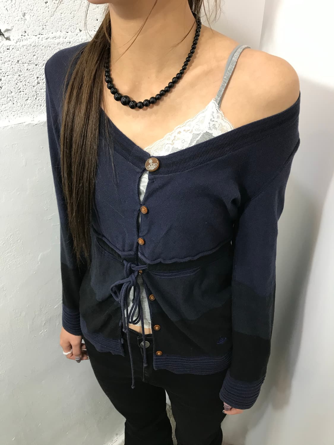 비비안 웨스트우드 스트링 가디건  상품이미지2