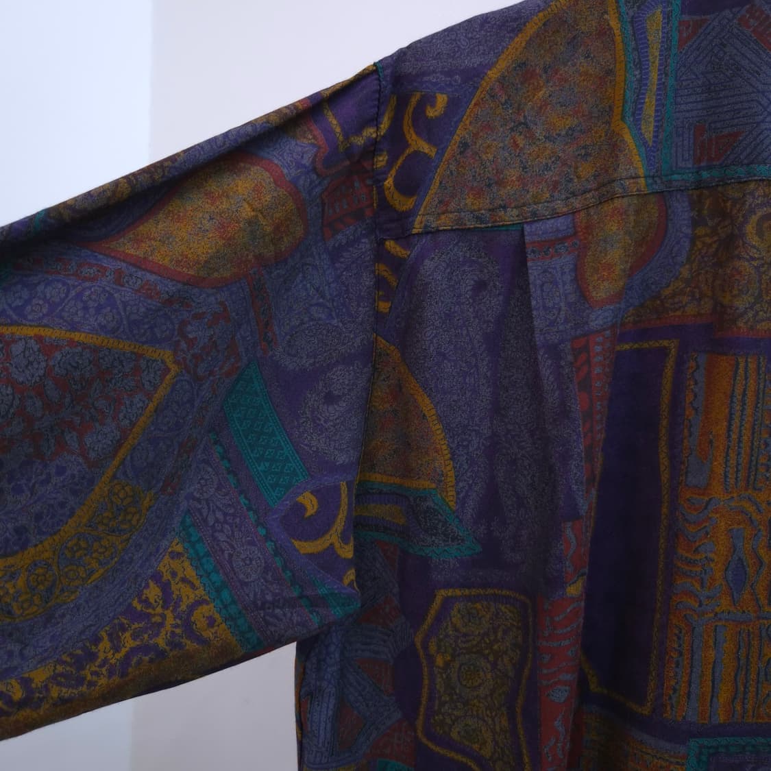 에스닉 패턴 셔츠 블라우스 남녀공용 상품이미지9