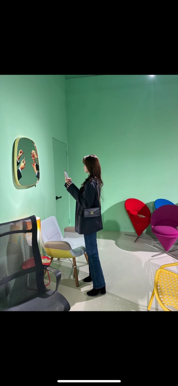 셀린느 마고 체인 지갑 블랙 상품이미지8