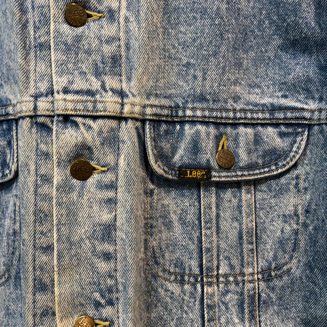 [M] Lee 리 빈티지 워싱 데님 자켓 상품이미지2