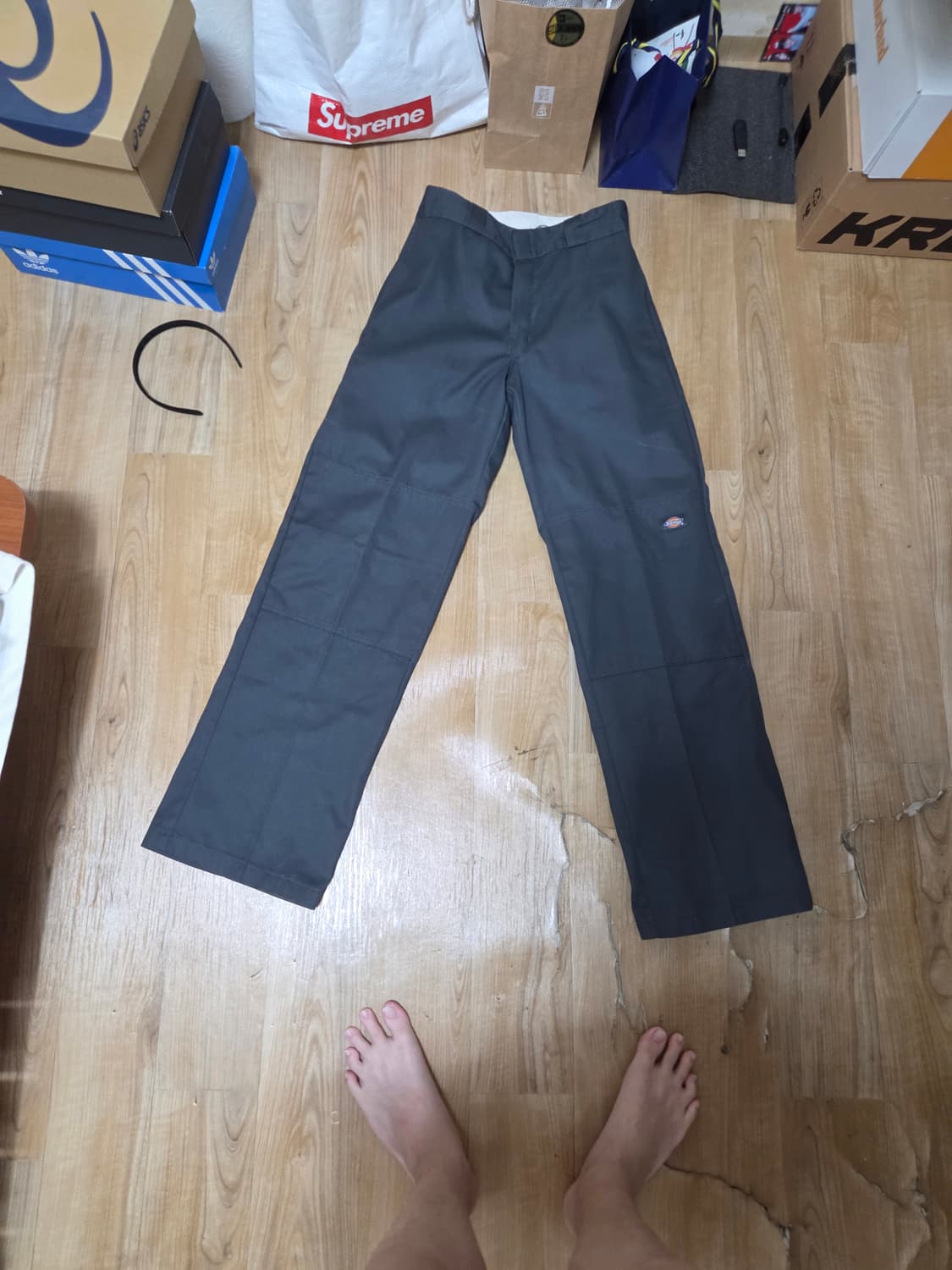 디키즈 더블니 팬츠 차골 상품이미지1