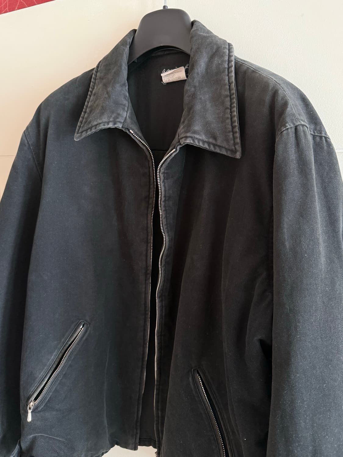 90s agnes B 아네스베 옴므 코튼 스윙 자켓 상품이미지4