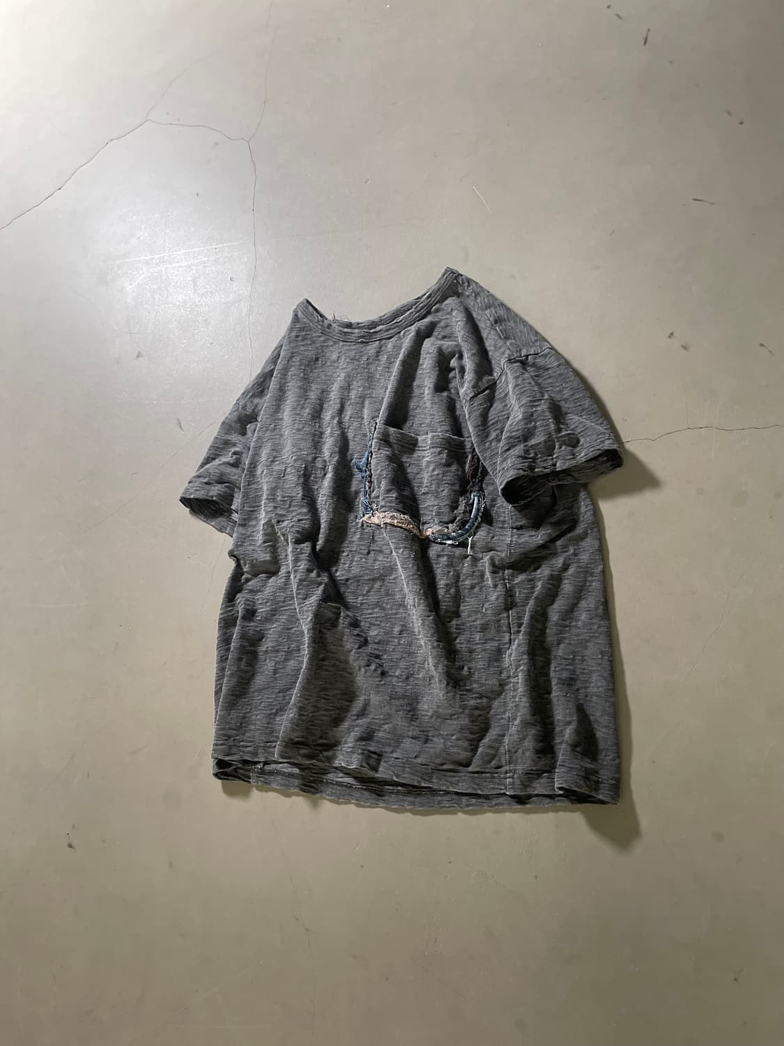 KZ Atelier  Distressed Pocket T-Shirt 상품이미지2
