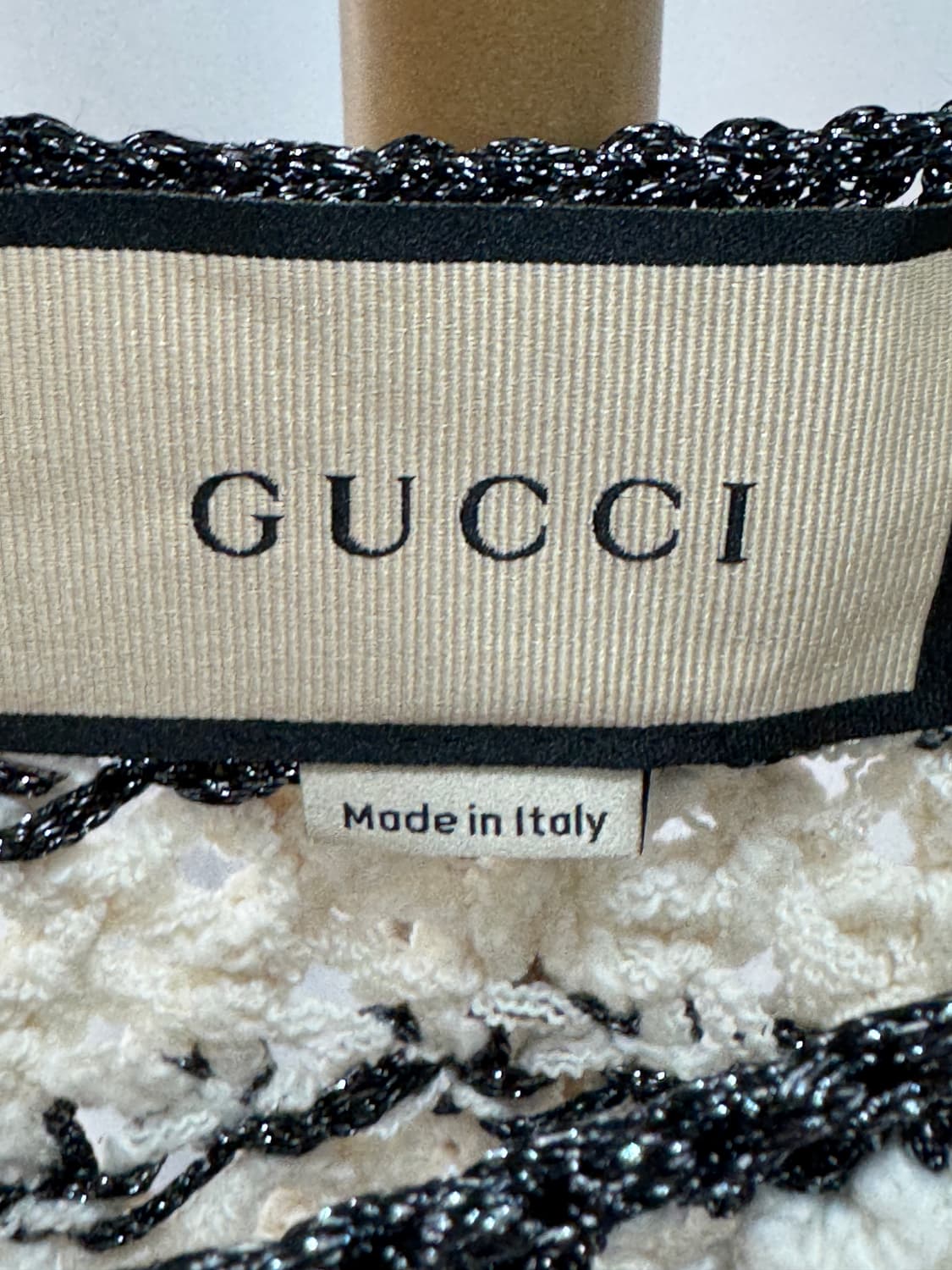 새상품급 구찌 민소매 나시 크롭탑 XS 상품이미지3