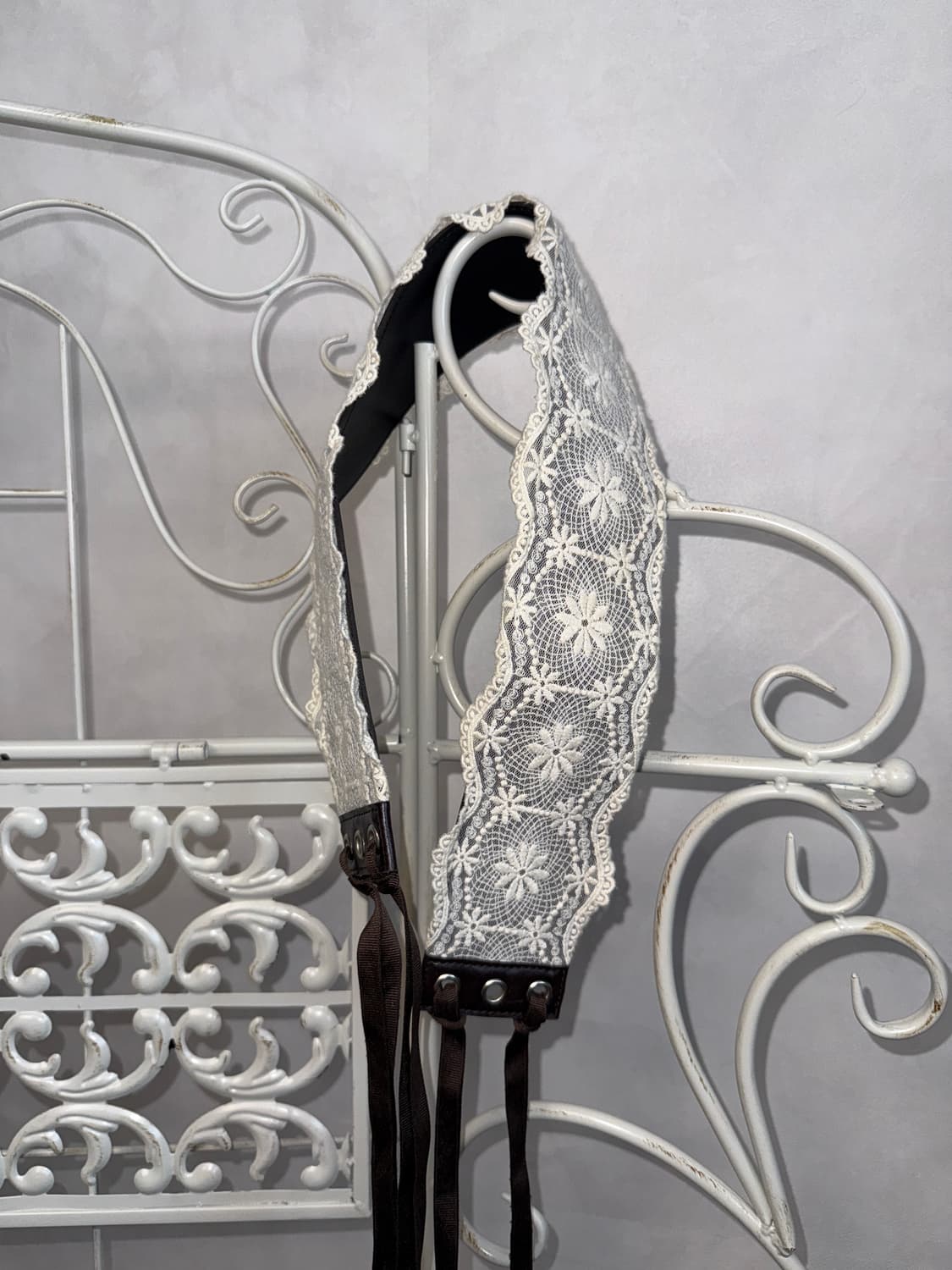 Ivory bohemian floral lace eyelet belt  상품이미지5