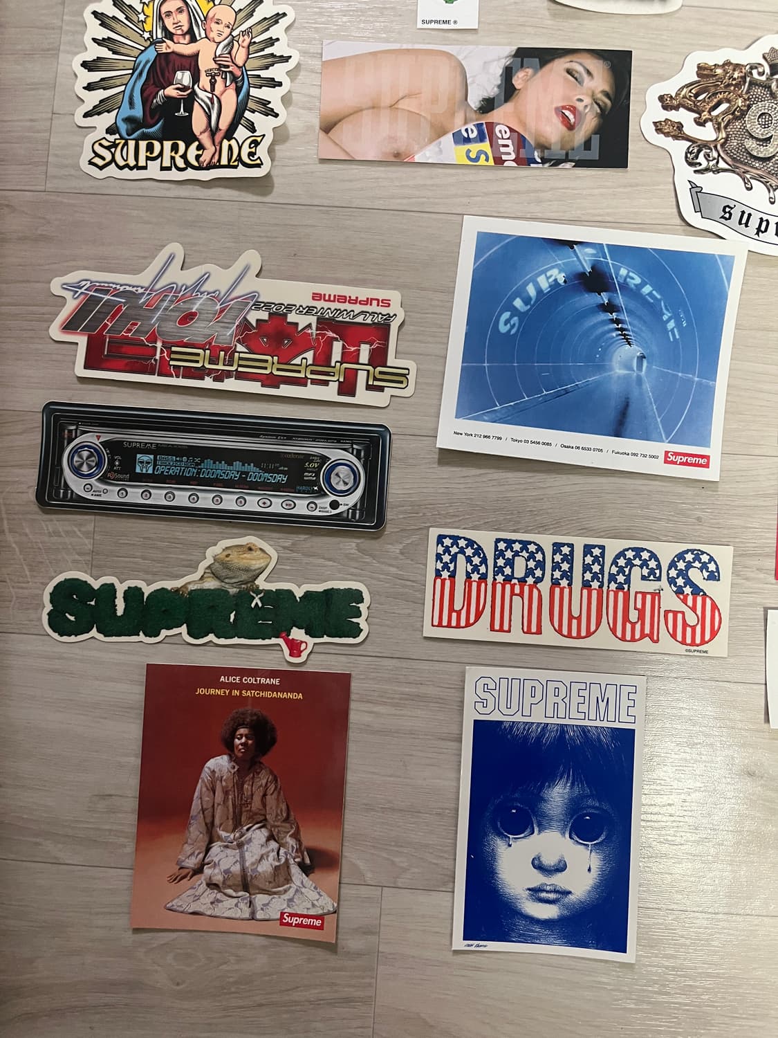 슈프림 스티커 일괄 판매 상품이미지5