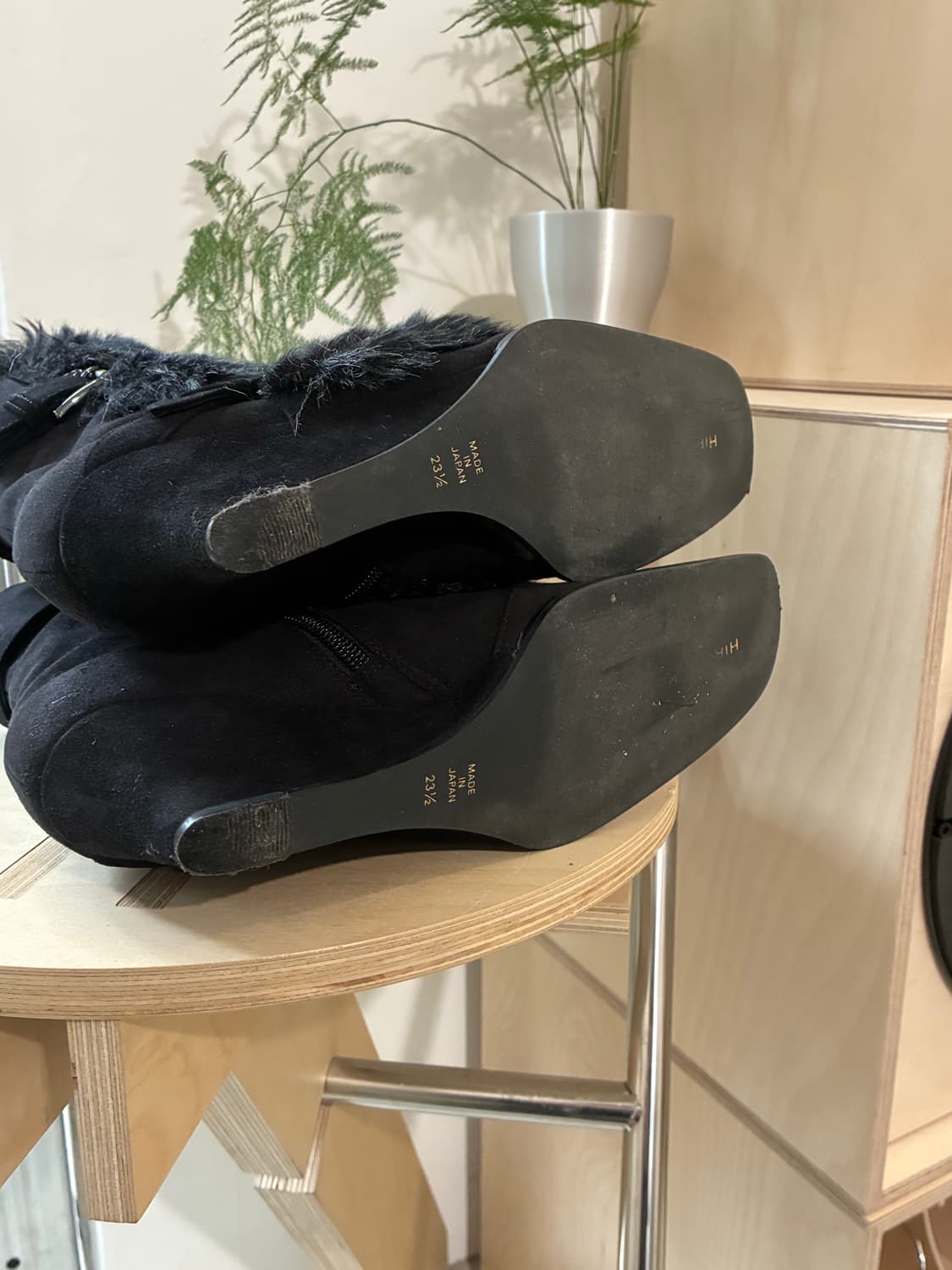 히로코 코시노 퍼 부츠 (퍼 탈부착 가능) 상품이미지9