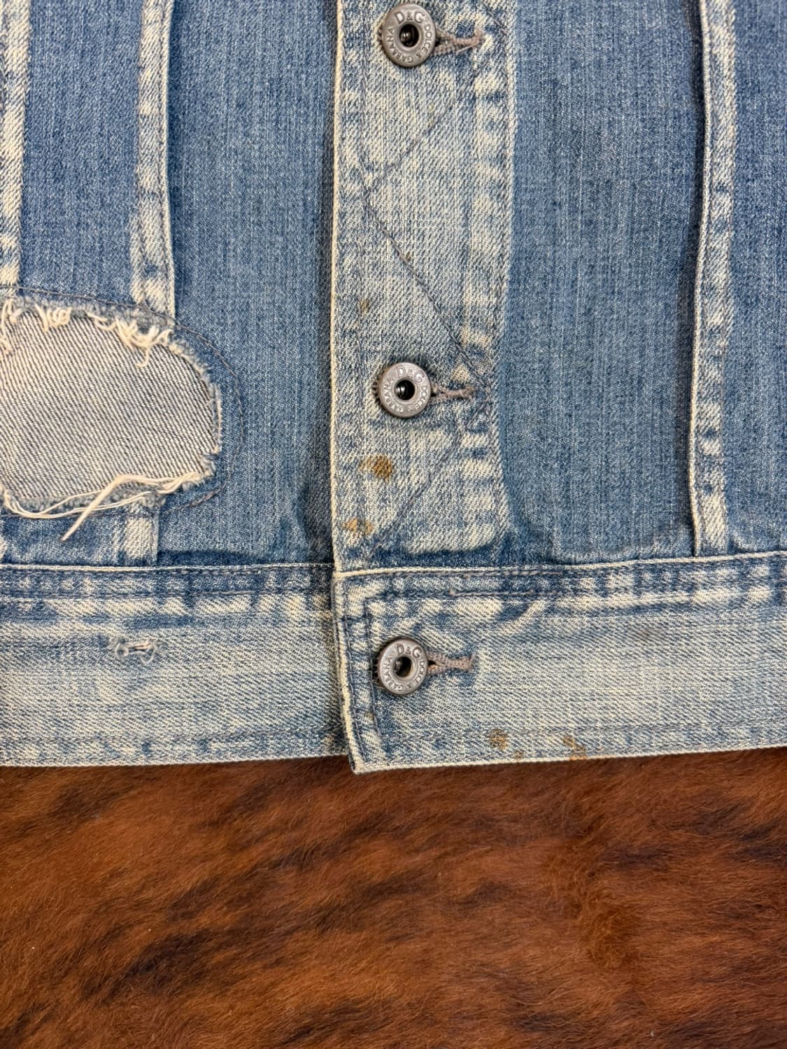 돌체앤가바나 데미지 데님 자켓  상품이미지6