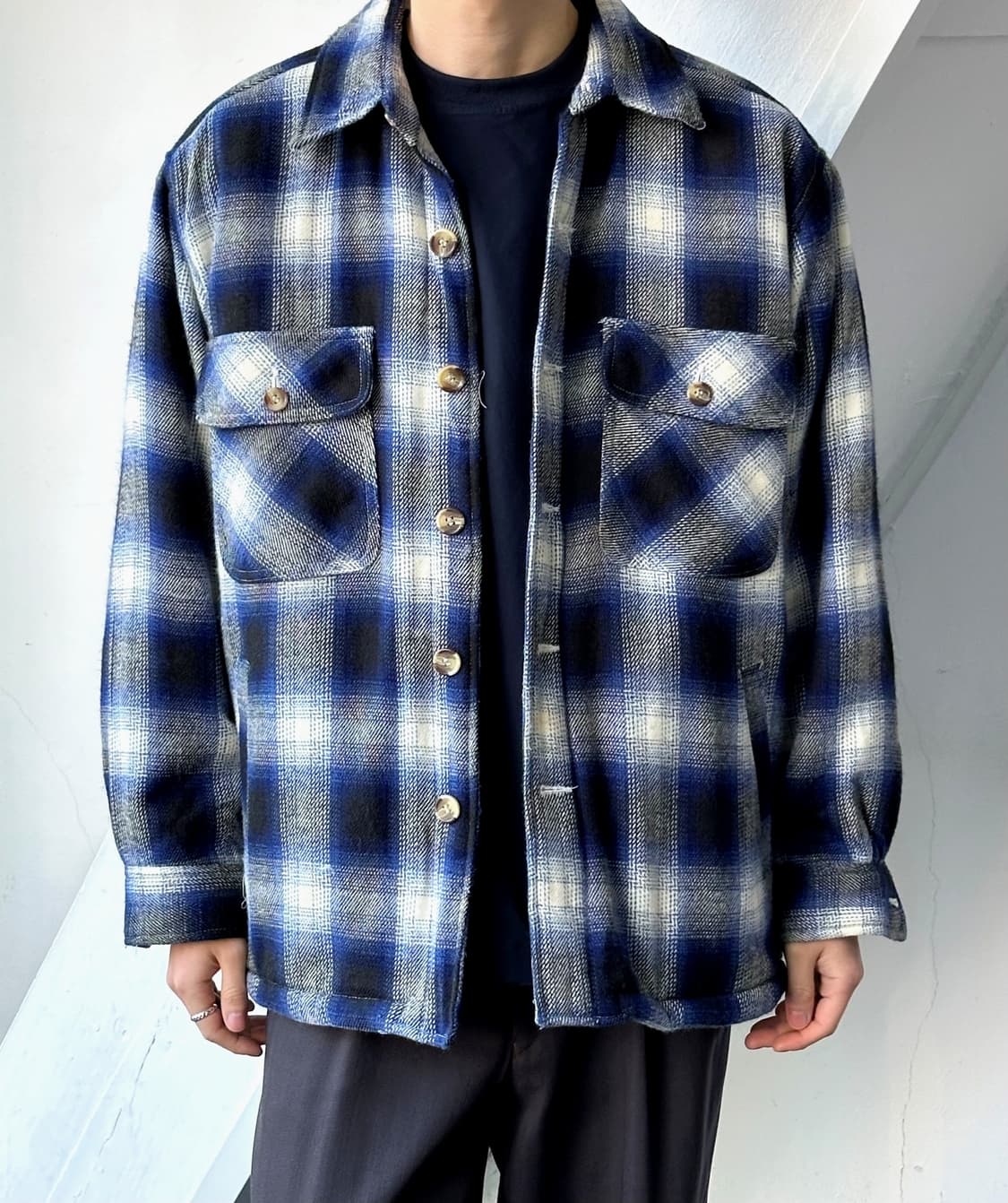 Fleece liner nel check jacket 상품이미지10