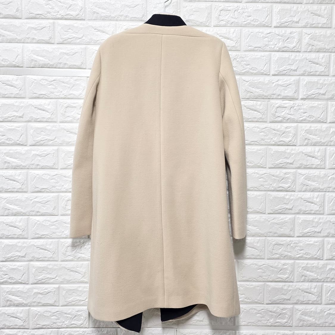 택포) 한섬 타임 TIME  베이지 코트 S  상품이미지4