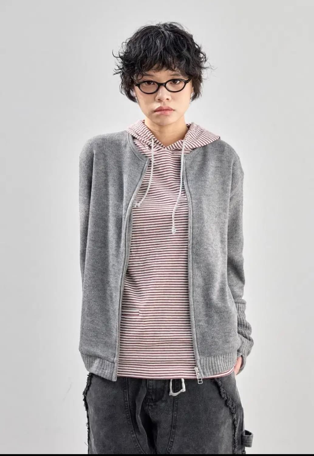  Layer Cardigan M.Grey  상품이미지1