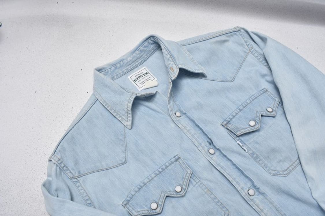 00S 에드윈 웨스턴 데님 셔츠 M0060 상품이미지4