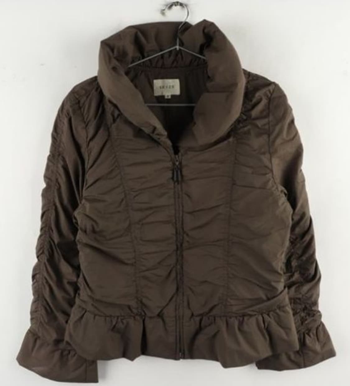 shiring frill padded jacket jumper 상품이미지1