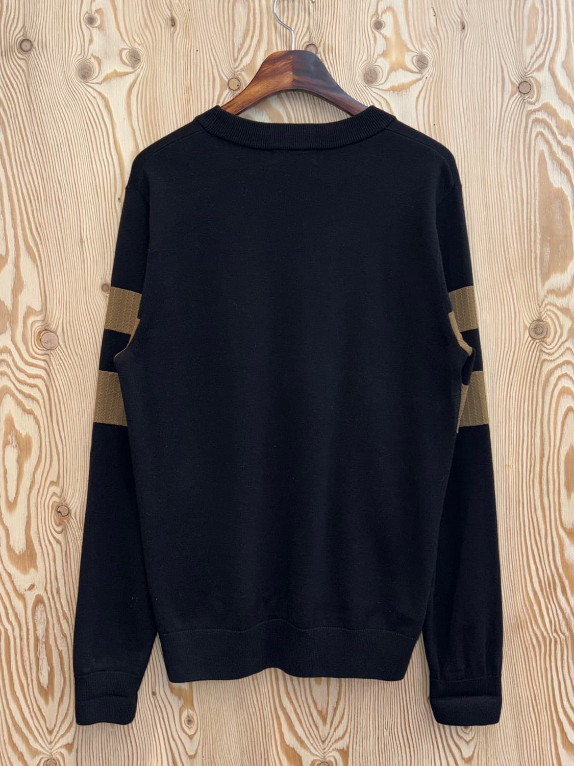 프레드페리 팁드 슬리브 크루넥 니트  상품이미지4