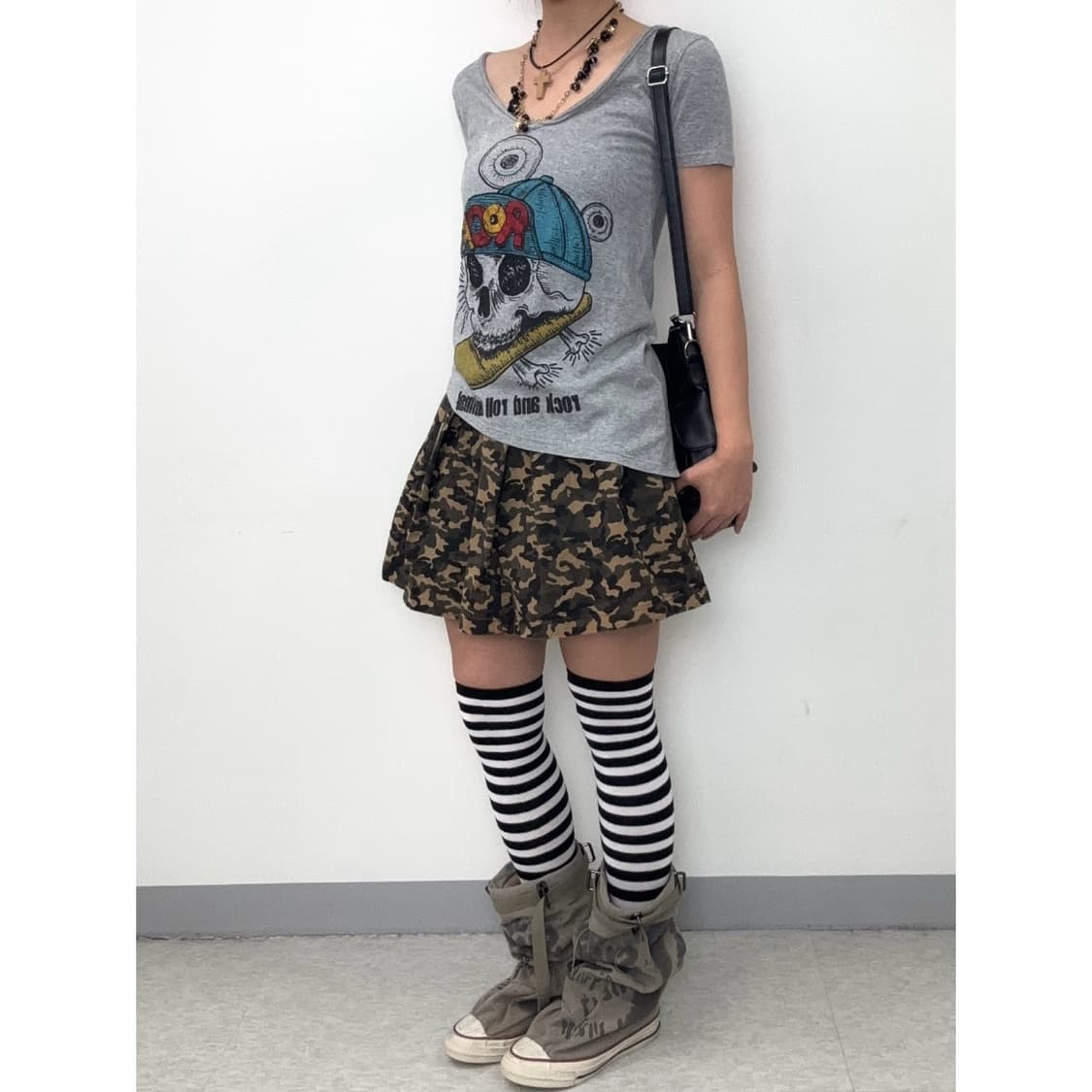 빈티지 펑크 락시크 티셔츠 상품이미지3