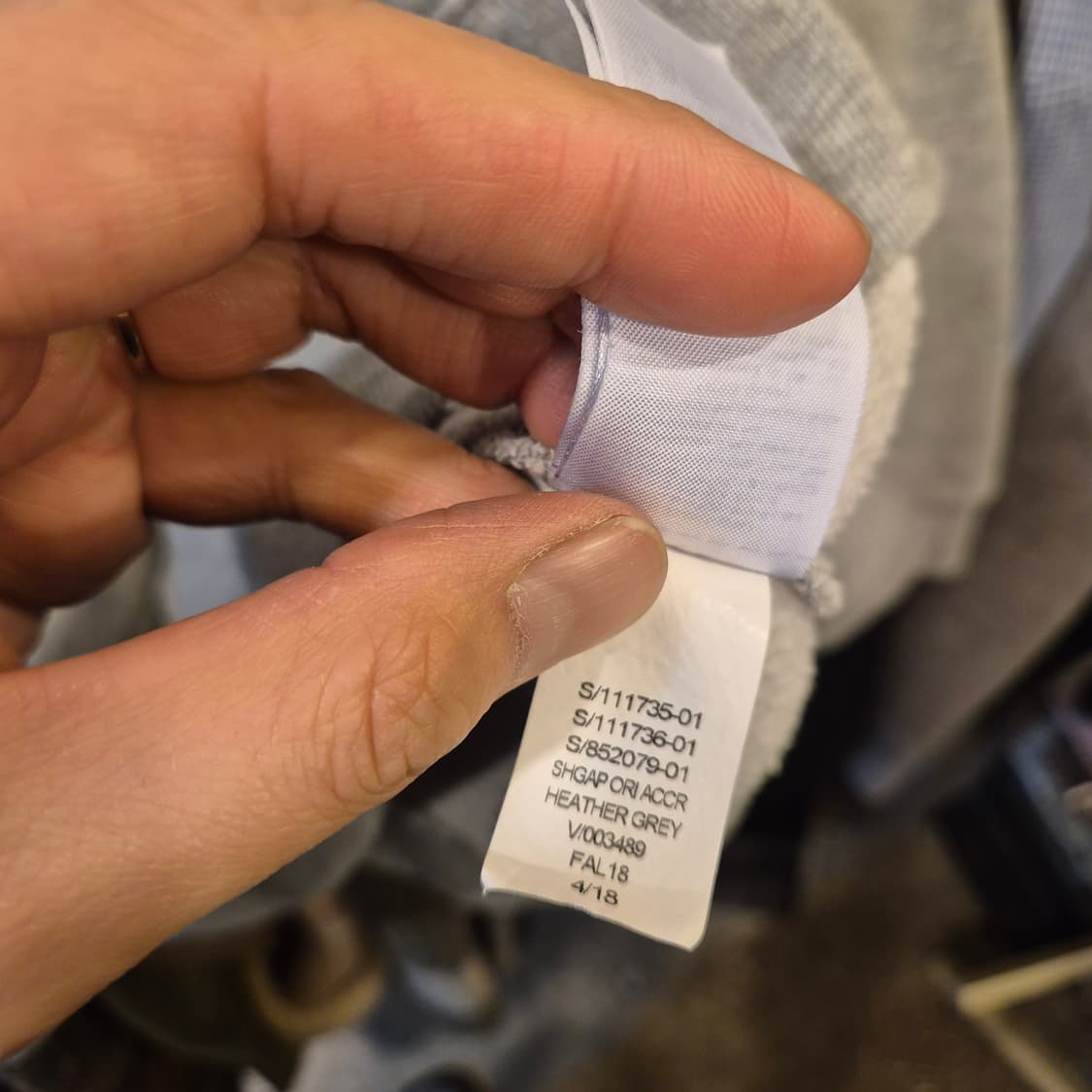 S 갭 그레이 맨투맨  상품이미지5