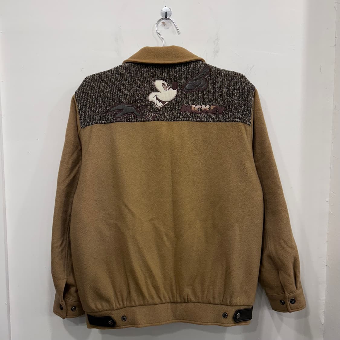 디즈니 컬랙션 미키마우스 패턴 스웨이드 자켓 상품이미지5