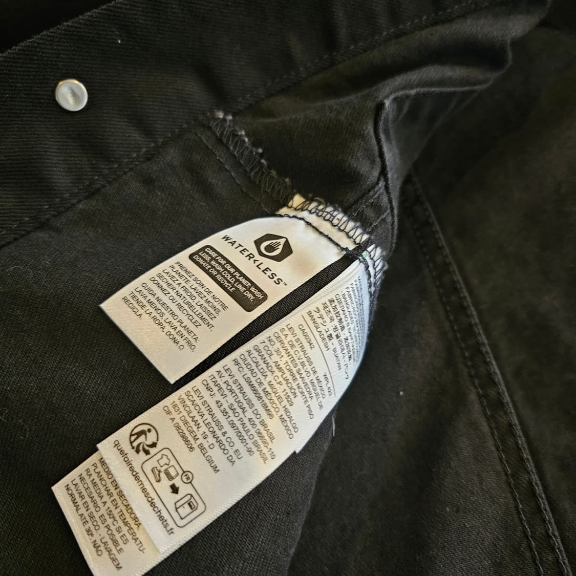 S 리바이스 블랙데님 자켓 3세대 상품이미지4